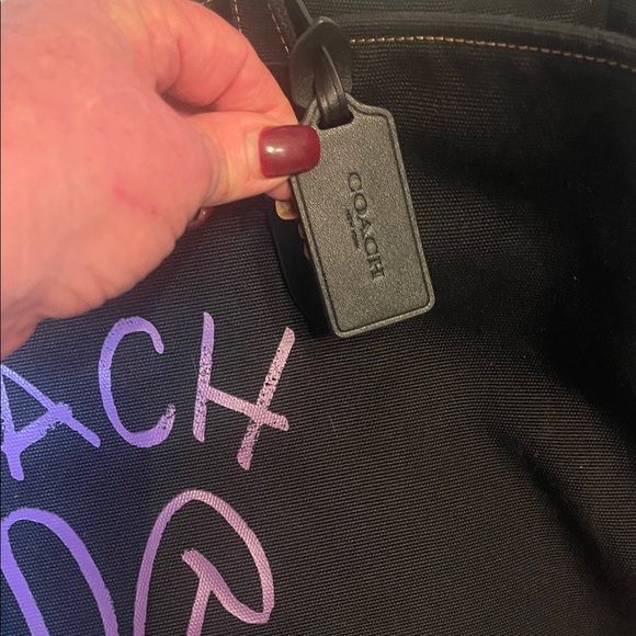 Coach New York Black Tote - Picture 3 of 8